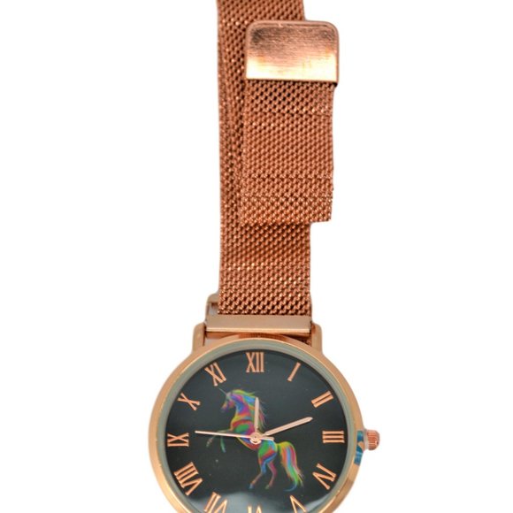NEW Women's Unicorn Fashion Lucky Gift Amulet Watch, 6.5mm Ultra-Thin Big Face - Picture 7 of 8